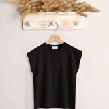 T-Shirt Smanicata Tinta Unita