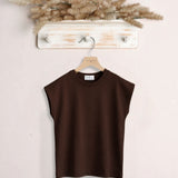 T-Shirt Smanicata Tinta Unita