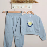 Completo Tuta Con Pantalone Caldo Cotone