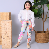 Pantalone Regular Fit Fantasia(Cintura Inclusa)