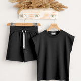 Completo In Maglia Con Bermuda