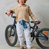 Leinenhose mit normaler Passform (Zubehör im Lieferumfang enthalten)