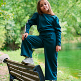 Geblümter Anzug mit Shorts