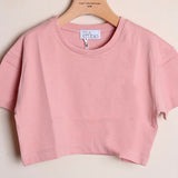 T-Shirt Cropped Girocollo