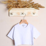 T-Shirt Cropped Girocollo