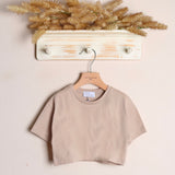 T-Shirt Cropped Girocollo