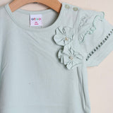 Zweifarbiges Kirschkleid 