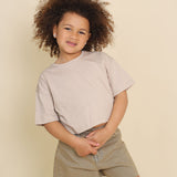 T-Shirt Cropped Girocollo