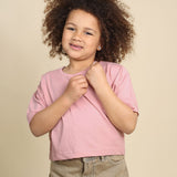 T-Shirt Cropped Girocollo