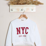 Felpa Girocollo Con Stampa