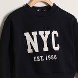 Felpa Girocollo Con Stampa