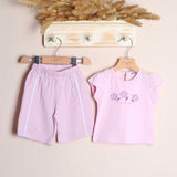 Zweifarbiges Kirschkleid 