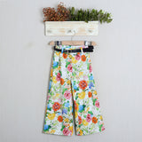 Pantalone Floreale Palazzo (Cintura Inclusa)