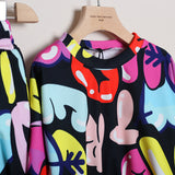 Geblümter Anzug mit Shorts