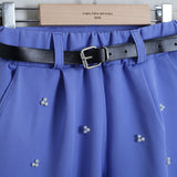 Pantalone Gamba Larga Con Applicazioni (Cintura Inclusa)
