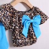 Animalier-Anzug mit Shorts 