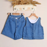 Completo Denim Con Short