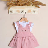 Salopette Denim Con T-Shirt