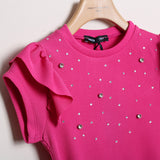 Vestito Slim Con Perline