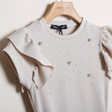 Vestito Slim Con Perline