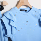 Geblümter Anzug mit Shorts