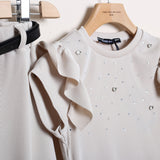 Geblümter Anzug mit Shorts