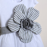 Vestito Cerimoniale In Lino (Fiocco Rimovibile)