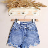 Short Denim Con Rotture