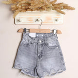 Short Denim Con Rotture