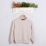 Felpa Basic Girocollo Caldo Cotone