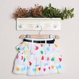 Geblümter Anzug mit Shorts