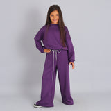 Completo Tuta Oversize Con Pantalone Gamba Larga