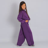 Completo Tuta Oversize Con Pantalone Gamba Larga