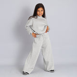 Completo Tuta Oversize Con Pantalone Gamba Larga