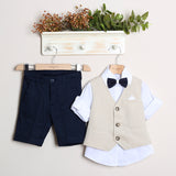 Leinenhose mit normaler Passform (Zubehör im Lieferumfang enthalten)