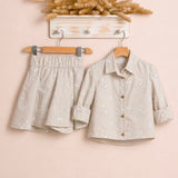 Zweifarbiges Kirschkleid 