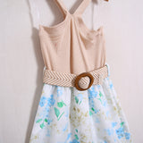 Vestito Floreale(Cintura Inclusa)