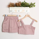 Geblümter Anzug mit Shorts