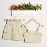 Geblümter Anzug mit Shorts