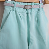 Pantalone Gessato A Palazzo(Cintura Inclusa)