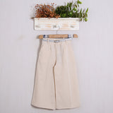 Pantalone Gessato A Palazzo(Cintura Inclusa)