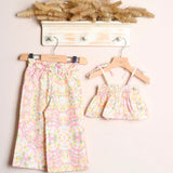 Completo Floreale Con Pantalone