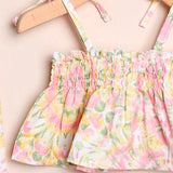 Completo Floreale Con Pantalone