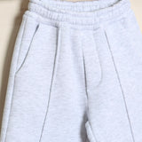 Pantalone Tuta Gamba Larga Felpato