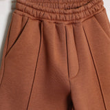Pantalone Tuta Gamba Larga Felpato