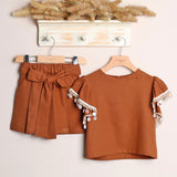 Completo In Lino Con Short