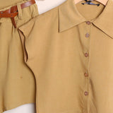 Completo In Lino Con Short