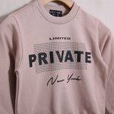 Bedrucktes Sweatshirt mit Rundhalsausschnitt