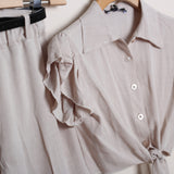 Geblümter Anzug mit Shorts