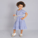 Vestito Lino Rigato